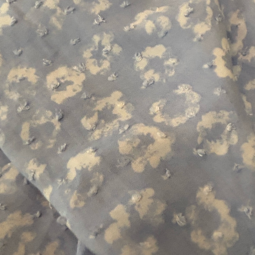 Everly Blue Babydoll Floral Dress - Picture 5 of 6